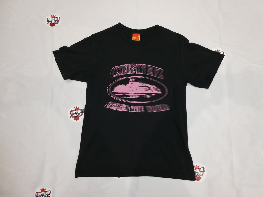 Corteiz Pink Blur Alcatraz T-shirt (UK S)