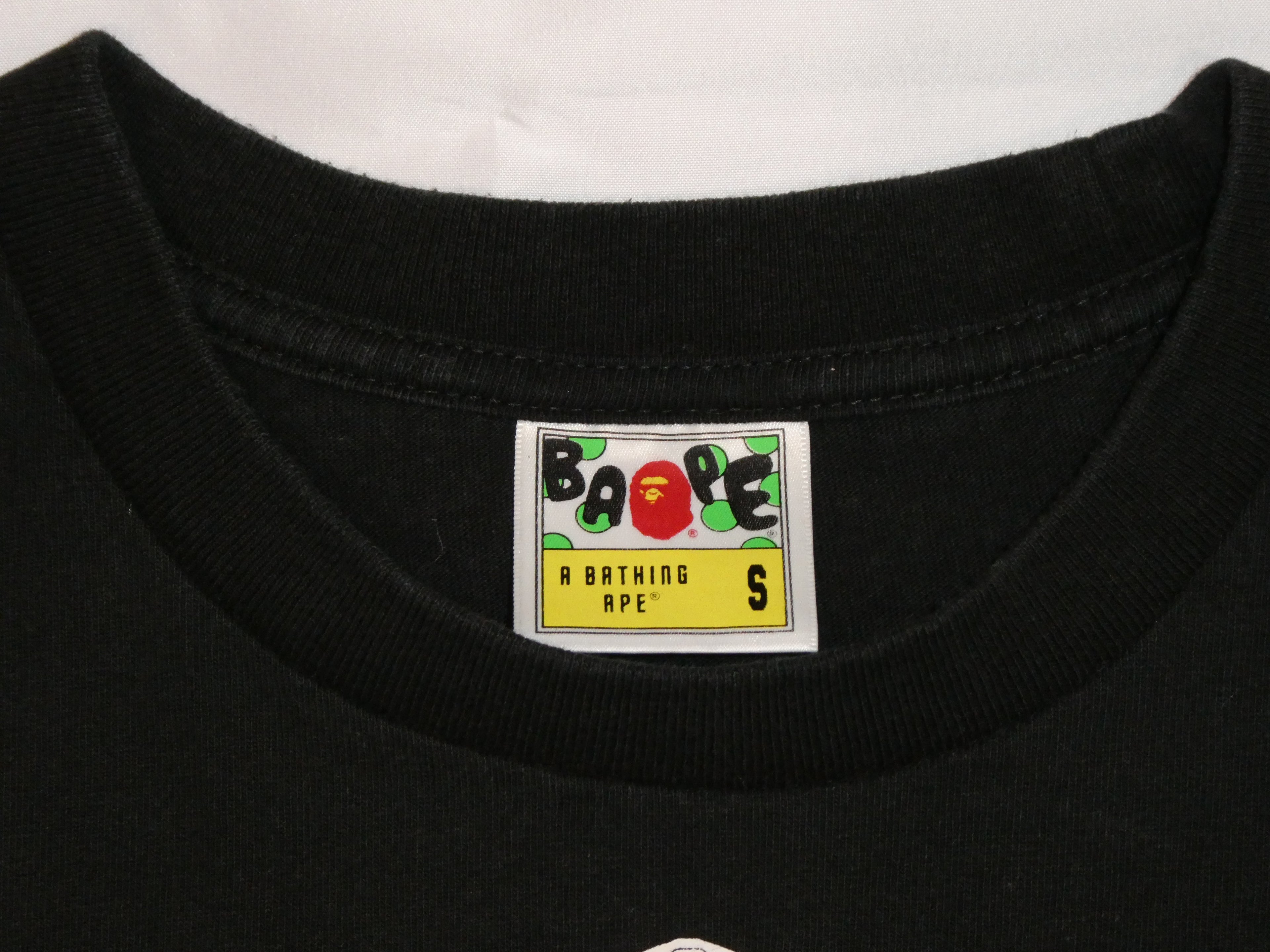 BAPE Text Code Camo Shark Tee (Glow In the Dark) (UK S)