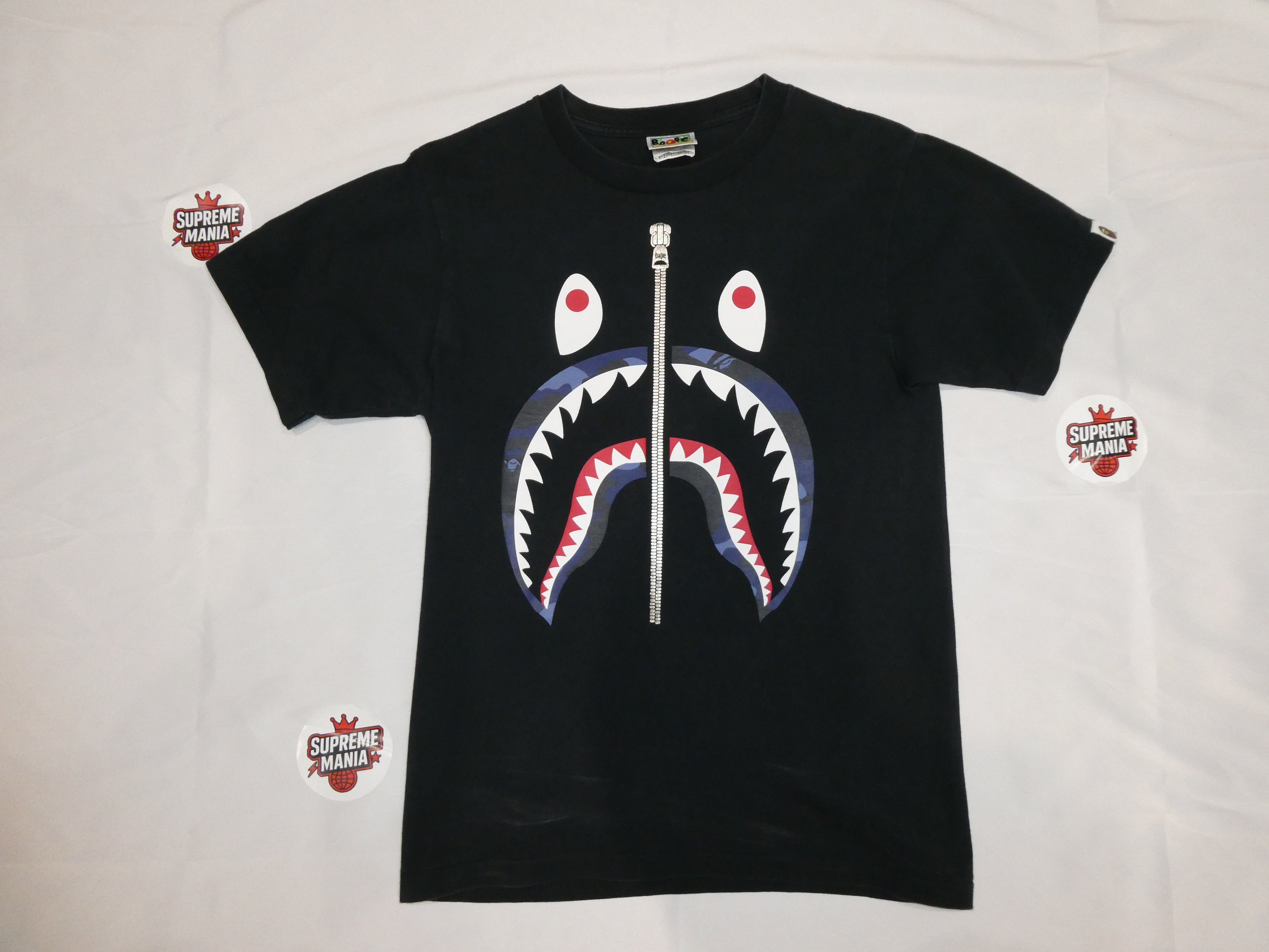 BAPE Color Camo Shark T-Shirt (UK S)